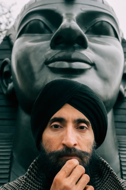 Waris Ahluwalia fotografiado para ICON en Londres.