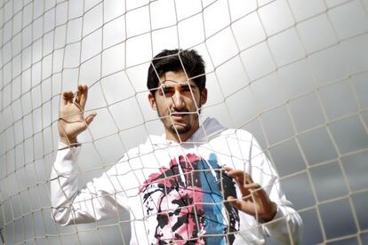 José Carlos, en la Ciudad Deportiva del Rayo