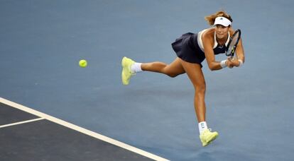 Muguruza, durante el partido contra Lucic-Baroni.