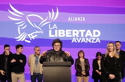 Javier Milei en Buenos Aires, el 7 de septiembre.