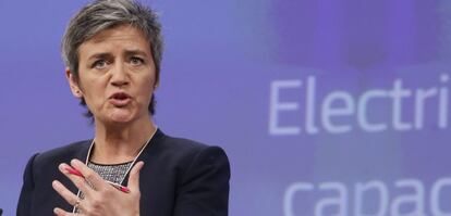 La comisaria europea de Competencia, Margrethe Vestager.