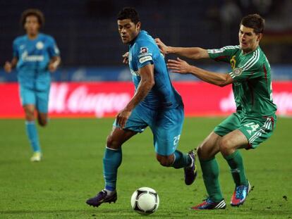 Hulk, en su debút con el Zenit de San Petesburgo.