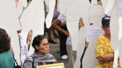 Marcha contra la violencia de género en Panamá.