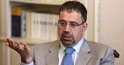 El economista Daron Acemoglu durante la entrevista