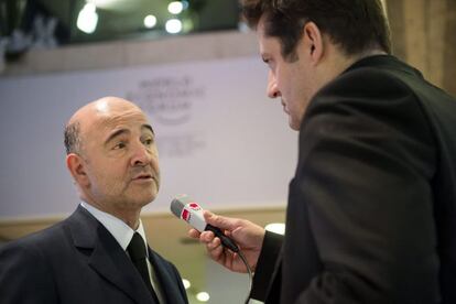 El comisario europeo de Asuntos Económicos y Financieros, Pierre Moscovici, el jueves 22 de enero de 2015.