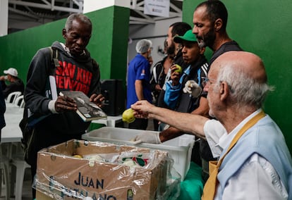 Entrega de alimentos en São Paulo