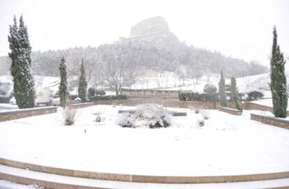 Primera nevada del año en Morella