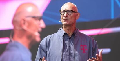 Timotheus Hoettges, CEO de Deutsche Telekom, este martes en Colonia (Alemania).