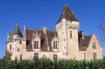 El castillo des Milandes, de Josephine Baker, fotografiado en 1997.