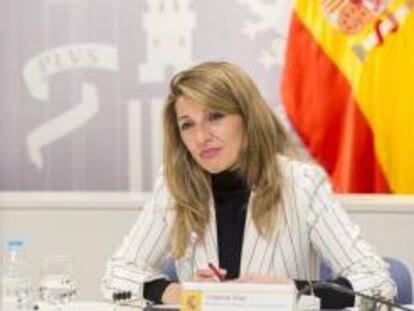 La ministra de Trabajo y Economía Social, Yolanda Díaz.