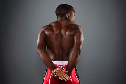 El atleta olímpico de lucha grecorromana Spenser Mango.