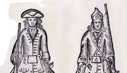 Basora juga amb la transcripció de la narració oral que fa un capità als seus soldats, durant el setge de 1714.