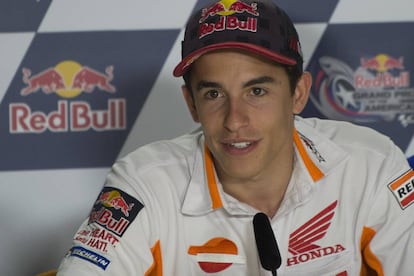 Marc Márquez, en la conferencia de prensa del GP de Las Américas.