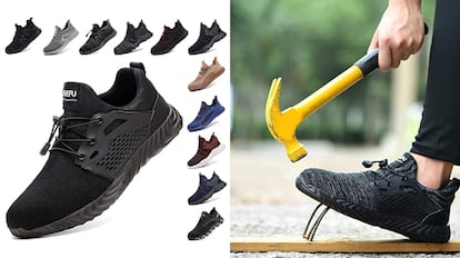 zapatos de seguridad, zapatos y complementos, zapatos de seguridad para hombre, zapatillas para industria y construcción, transpirables, zapatos de seguridad para hombre Amazon, calzado de seguridad