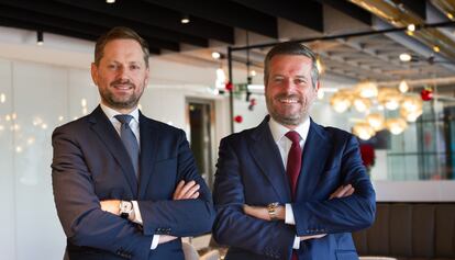 Sergio Fernandes, nuevo director de mercado de capitales de JLL en España y Portugal (izquierda), y Juan Manuel Pardo, nuevo director de mercado de capitales para España.