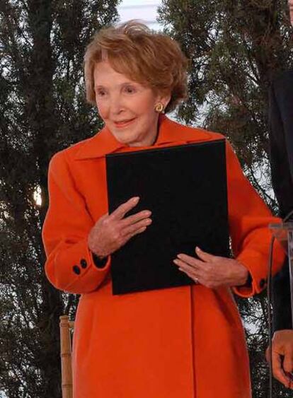 Nancy Reagan.