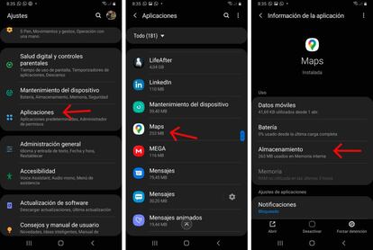 Eliminar caché de Google Maps en Android.