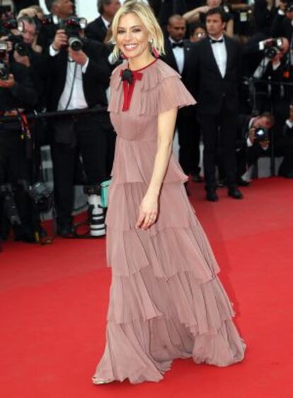 Sienna Miller, en el Festival de Cannes.