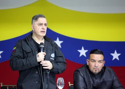 Tarek William Saab durante un encuentro de defensores ambientales en Venezuela, en 2022.