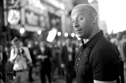 Vin Diesel en el estreno de 'Guardianes de la Galaxia', en 2014.