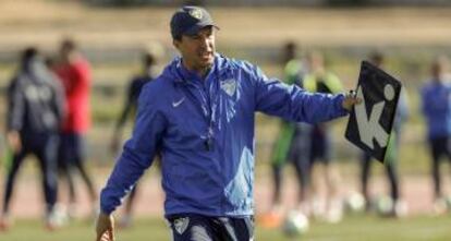José González durante un entrenamiento.