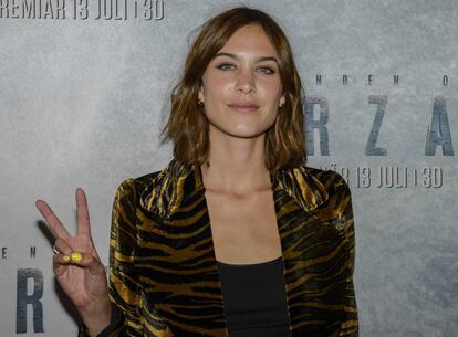 La presentadora, y ahora diseñadora, Alexa Chung.