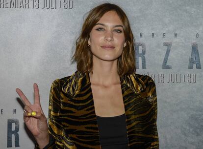 La presentadora, y ahora dise&ntilde;adora, Alexa Chung.