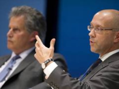 El economista jefe del Banco Central Europeo (BCE) al alemán Jöerg Asmussen. EFE/Archivo