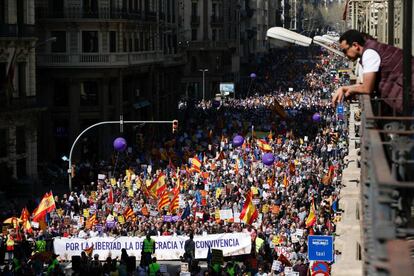 La manifestaci&oacute; de Societat Civil Catalana.