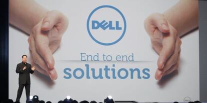 Michael Dell, en una presentación en 2011.