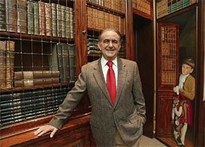 Gustavo Cisneros, fotografiado en su casa de Madrid.