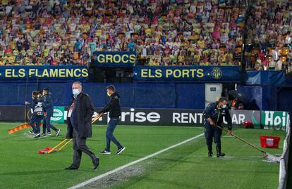 Fernando Roig, el pasado noviembre, en el estadio La Cerámica del Villareal.