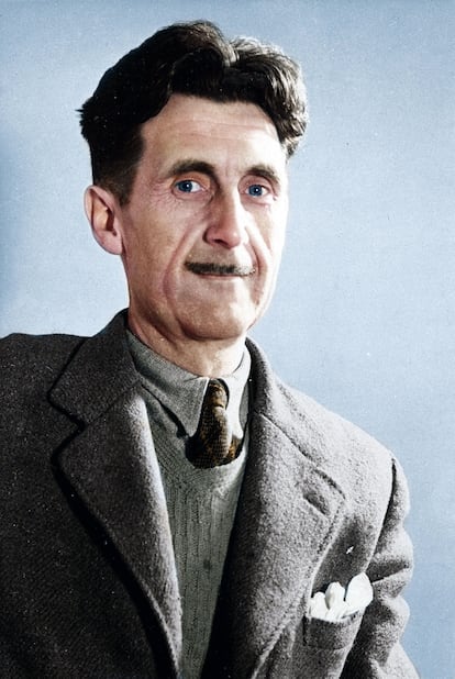 El ensayista y novelista George Orwell en una fotografía de 1940.