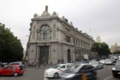 Fachada del Banco de España.