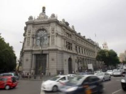 Fachada del Banco de España.