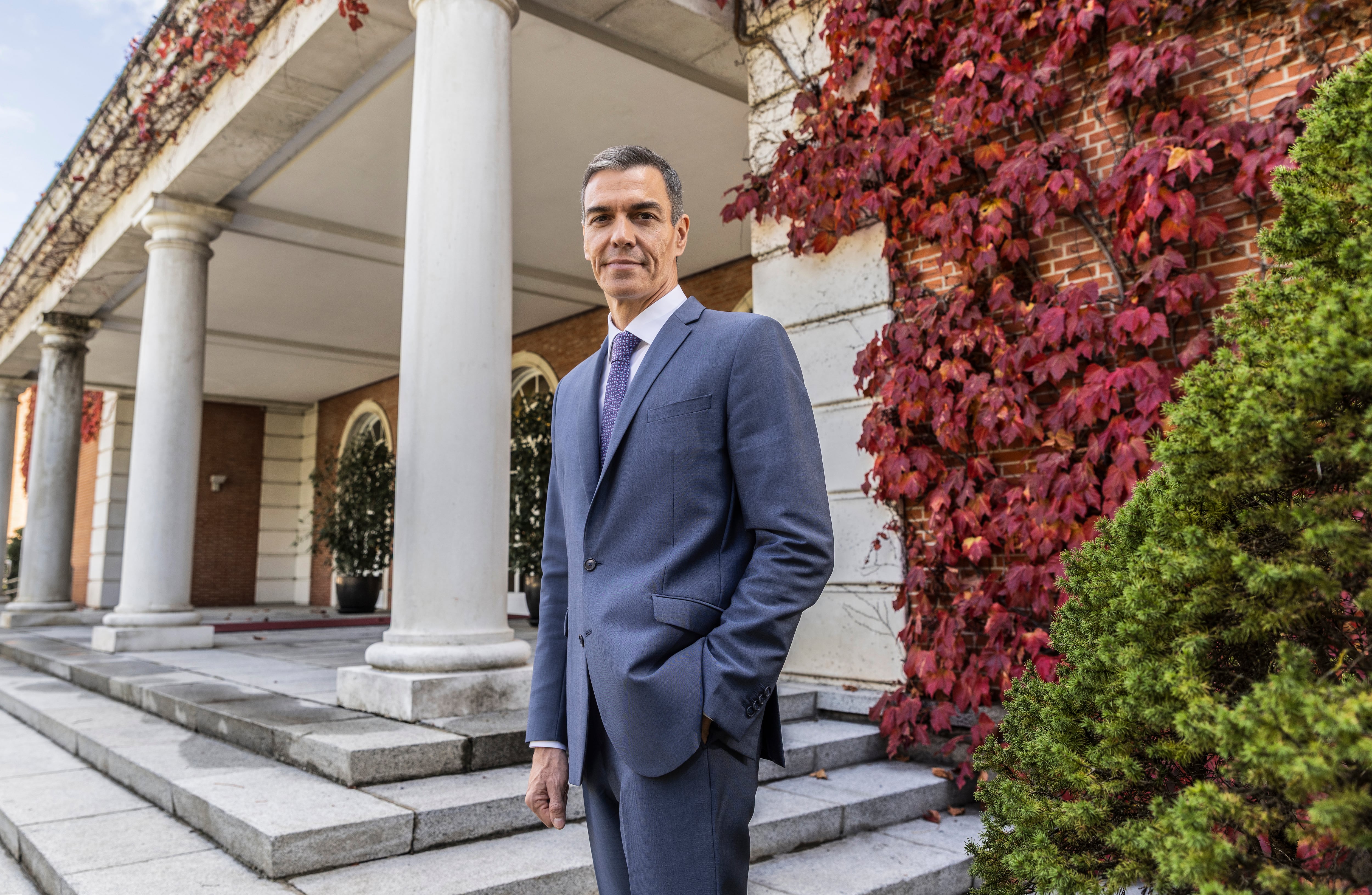 El presidente del Gobierno, Pedro Sánchez, en La Moncloa el pasado jueves.