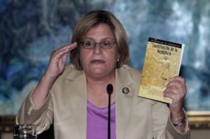 En la imagen, la senadora Republicana estadounidense Ileana Ros-lehtinen. EFE/Archivo