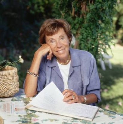 La escritora francesa Benoîte Groult, en septiembre de 1993.