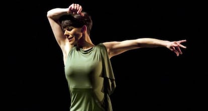 La bailaora Leonor Leal, en un momento de 'Naranja Amarga'.