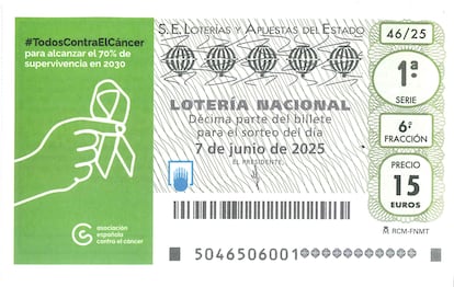 Check National Lottery draw of the Spanish Association against Cancer (AECC)