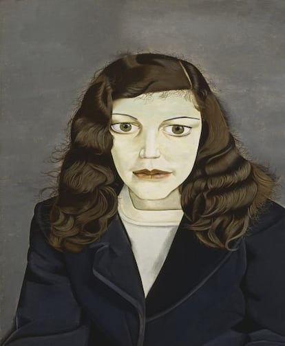 'Girl in a Dark Jacket', 1947. Cortesía del archivo de Lucian Freud.
