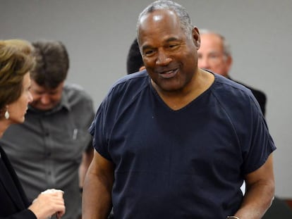 O. J Simpson, en la corte de las Las Vegas.