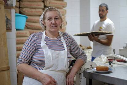 Lina Sánchez en su obrador