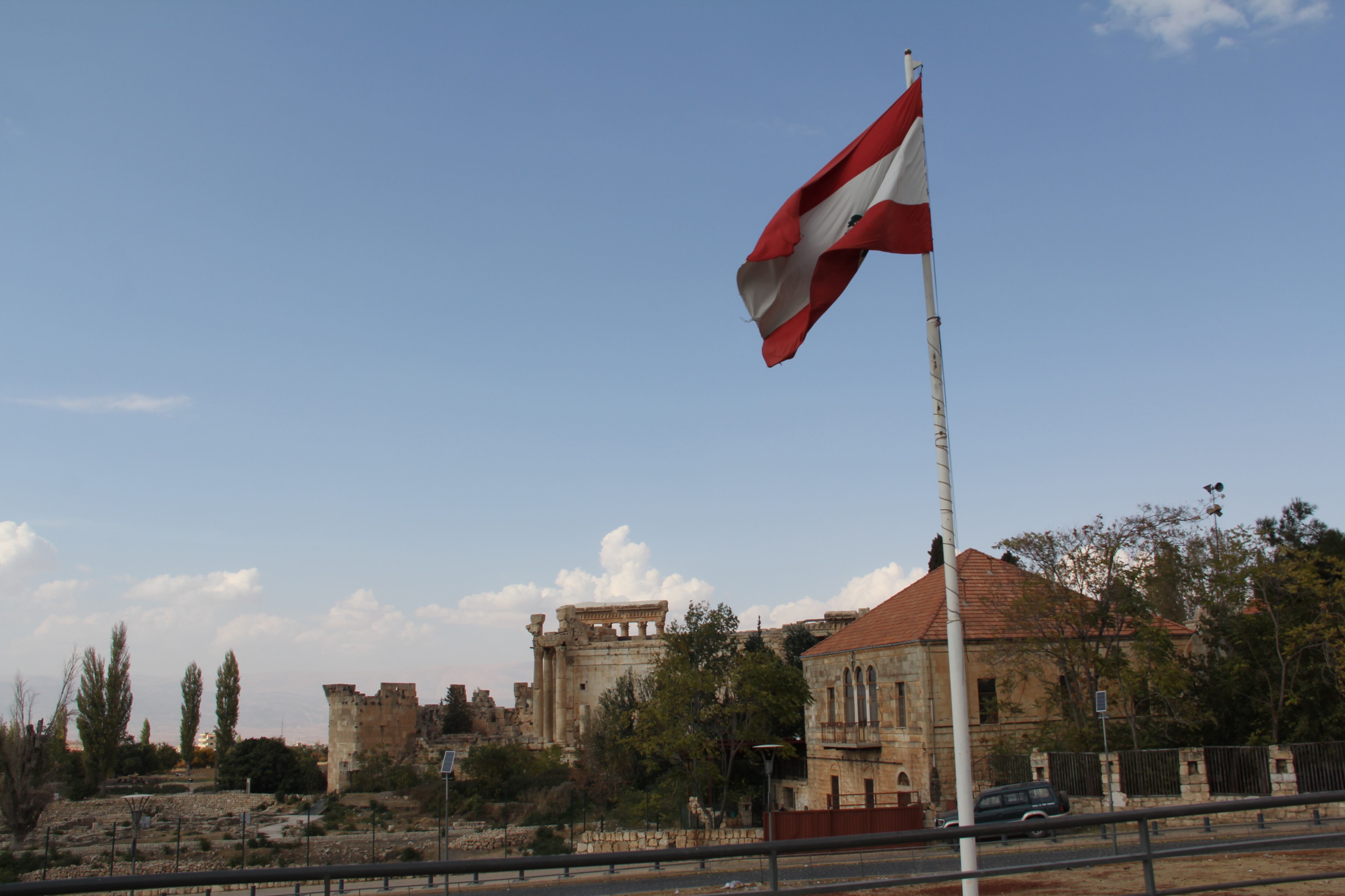 El templo romano de Júpiter, en la semidesierta Baalbek, este viernes.