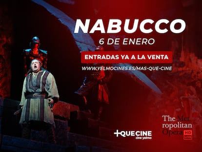 Cartel de 'Nabucco' en Cine Yelmo