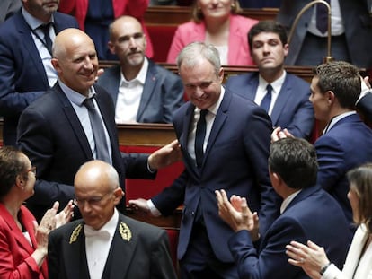 Fran&ccedil;ois de Rugy tras ser elegido presidente de la Asamblea Nacional