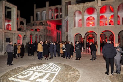 El Espai Corberó, en Esplugues de Llobregat, obra del visionario escultor Xavier Corberó i Olivella, acogió la fiesta posterior a la apertura de la boutique TAG Heuer de Barcelona.