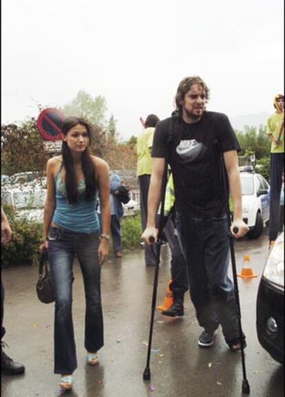 Bojana y Pau Gasol.