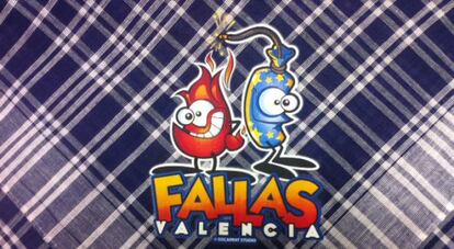 Marca de la Junta Central Fallera para camisetas