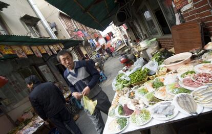 Nanshi, la ciudad vieja de Shanghái.